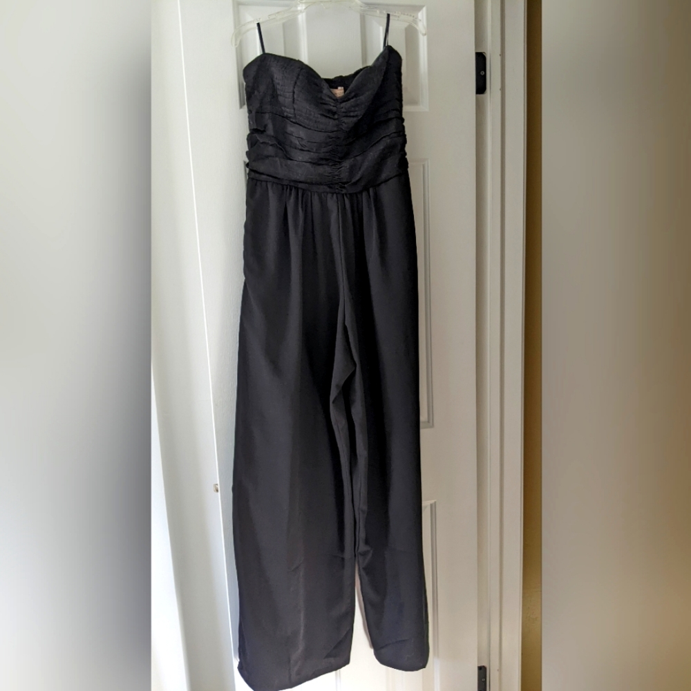 Black strapless Jumpsuit sz. L - used